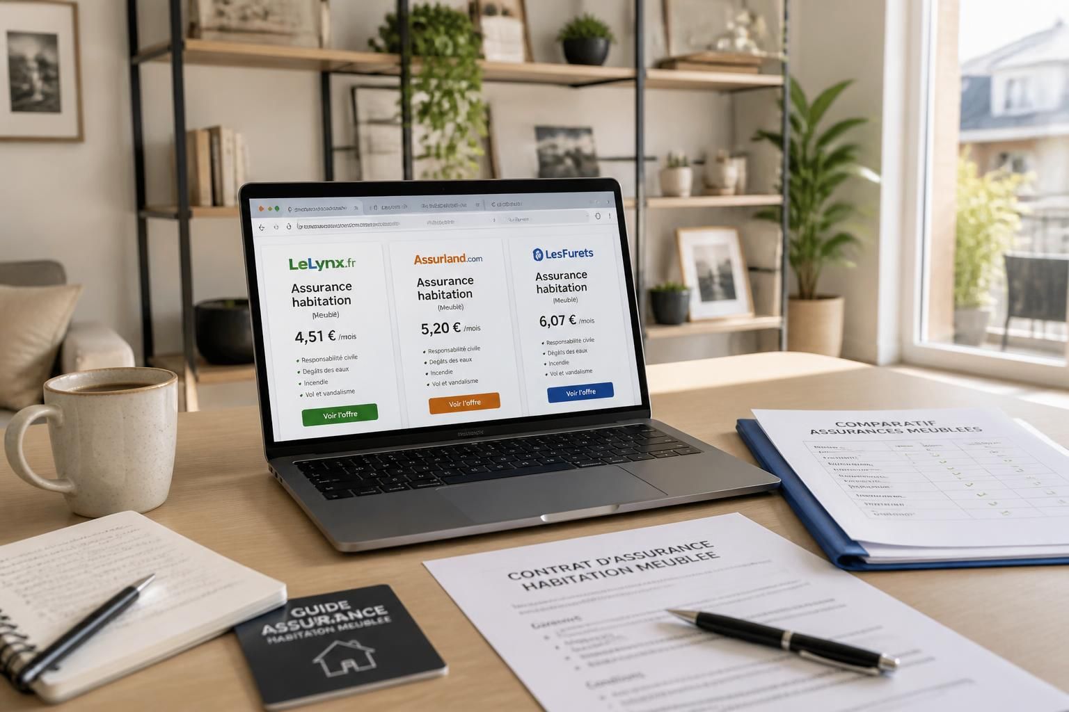 comparez les meilleures assurances pour location meublée et trouvez la couverture idéale adaptée à vos besoins et budget.